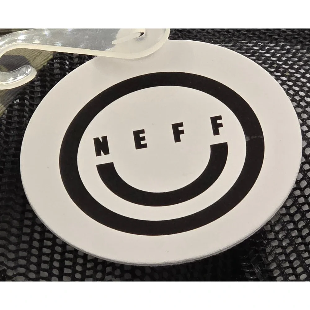 Neff Trucker Hat Camo Snapback Cap Mesh Flat Brim‎ Forever Fun Skate Snowboard